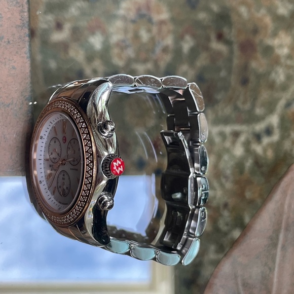 Michele Jetway MOP Dial Diamond Two Tone MW17A01D2025 - Picture 4 of 6